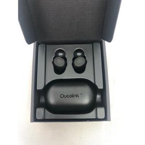 DUOLINK X2 TRUE WIRELESS EARBUDS BLACK NIB